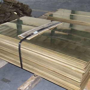 Лист латунный 0,4х1000х1500 ЛО62-1 ГОСТ 931-90